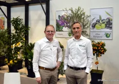 The R and the M of RM Plants, Rémi van Adrichem and Mauro Brenna,  who together established a successful Mediterranean-plants business.